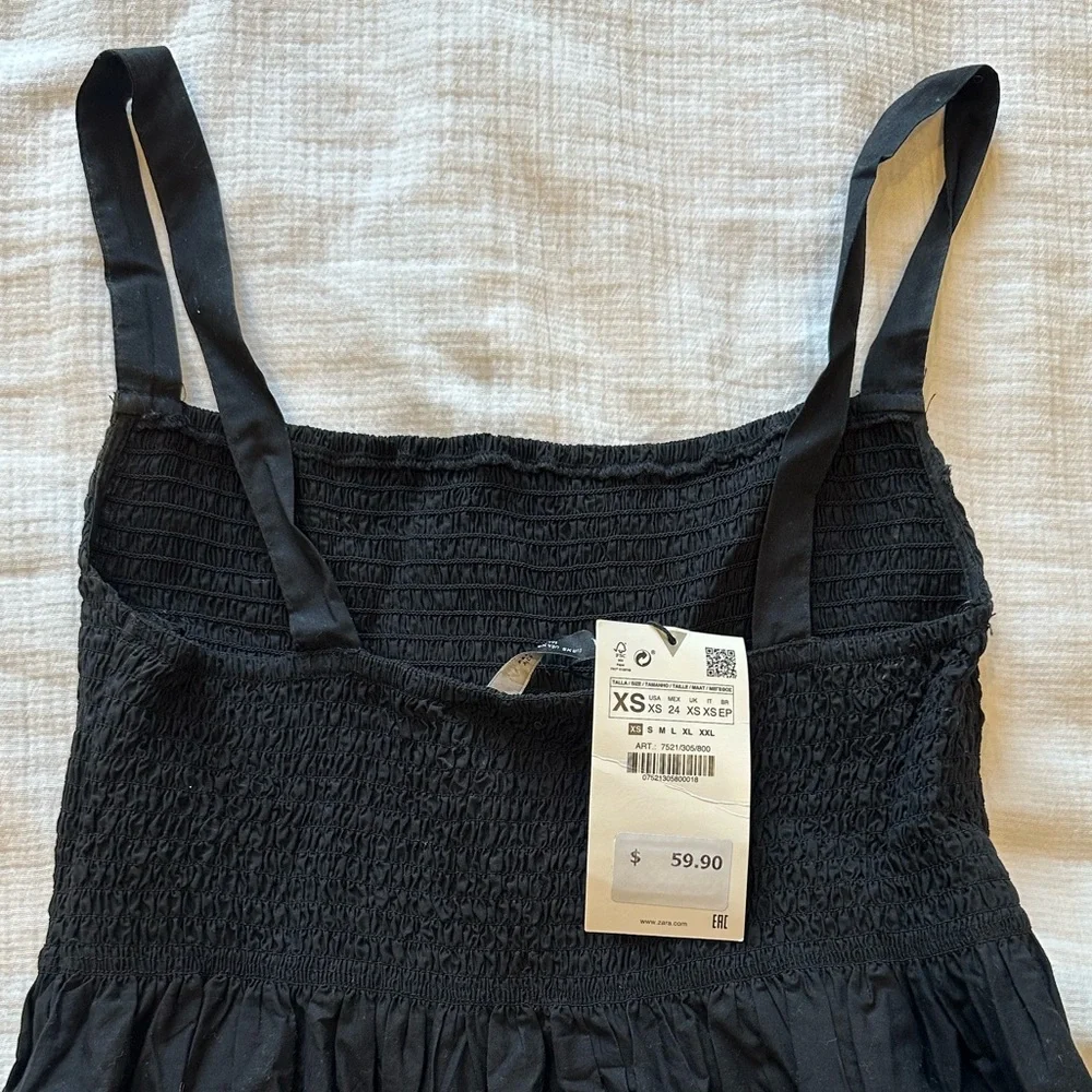 Zara black midi dress - Picture 2 of 2